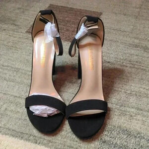 Dream Pairs Women's Chunky High Heel Pump Sandals